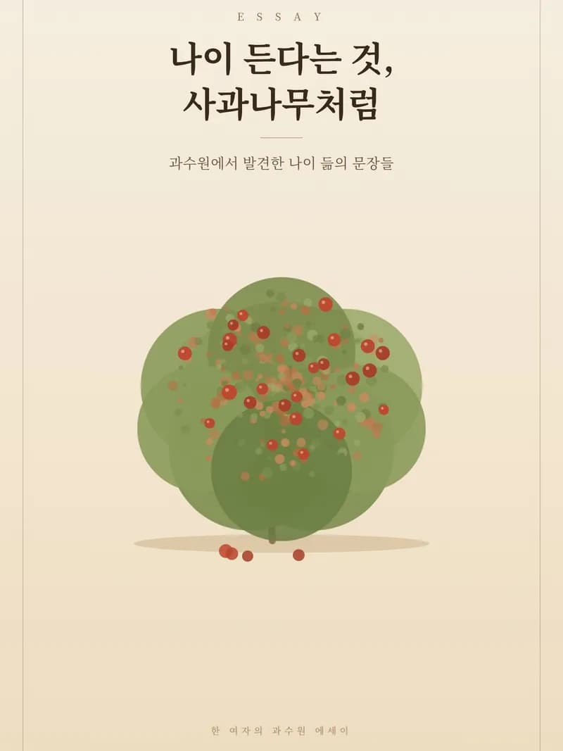 나이 든다는 것은. 사과나무처럼.